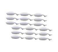 Mikikit 20 Pièces Ink Dish With Brush Rest Plastic Calligraphy Painting Tool Durable Lightweight For Chinese Writing And Art Supplies