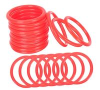 Mikikit 20 Pièces Jeu de Lancer Anneaux Plastique pour Garçon Fille Activité Interactive Plein Air Améliore Esprit Équipe Coordination Physique pour Jardin Activités Familiales