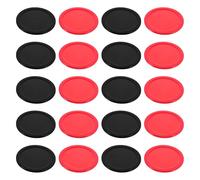 Mikikit 20 Pièces Palets Air Hockey Palets Professionnels Compatibles avec Poussoirs et Buts Standards Accessoires Durables et Silencieux pour Tables de Hockey sur Air