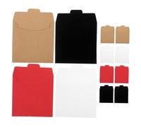 Mikikit 20 Pièces Pochettes Papier Kraft pour CD DVD Lot pour Organisation Facile Personnalisable Rangement Robuste Durable pour Vos Disques