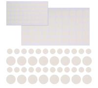 Mikikit 200 pièces Autocollants Points Adhésifs Double Face Transparents Ronds sans Trace pour Décorations DIY Mariage Artisanat Fixation Légère