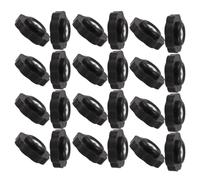 Mikikit 200 Pièces Écrous Bouton Poignée en Plastique Noir M4 Filetage 0,7mm Forme Étoile pour Serrage Manuel, Poignée à Visser Adaptée pour Atelier et Équipements Industriels