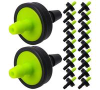 Mikikit 200pièces Goutteurs Irrigation à Compensation de Pression Émetteurs Goutte à Goutte pour Pots et Jardin Débit Stable pour Système Arrosage Micro-Drip