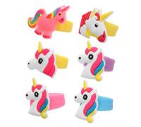 Mikikit 20pièces Bagues De Doigt Licorne Pour Garçon Fille Bijoux Bagues Licorne Cadeau Pour Fille Pour Fête