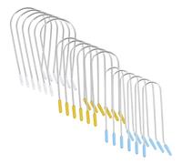 Mikikit 24 Pièces Pins De Remplacement Pour Rouleaux Chauffants Pinces De Fixation Chauffantes Accessoires De Coiffure Usage Domestique