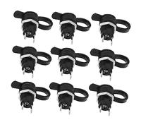 Mikikit 24pièces Adaptateur Secteur Fileté avec Couvercle Étanche Connecteurs Alimentation Filetés pour Appareils Multimédias et Équipements Audio Vidéo