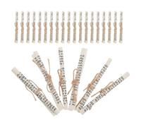 Mikikit 25 Rouleaux de Parchemin Hébreu Casher Pré-roulés pour Mezouza de Porte Juive - Décoration Traditionnelle Biblique pour Bénédiction, pour Maison et Cérémonie