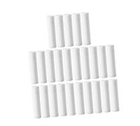 Mikikit 25 Tubes à Lèvres Vides 5g en Plastique Blanc Bouchons, Réutilisables, Mécanisme à Roue Tournante, pour Bricolage et Stockage de Brillant à Lèvres