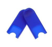 Mikikit 2pcs Coussin Repose-pouce en Silicone Bleu pour Saxophone, Protection Solide et Confortable, Réduit la Fatigue, Accessoire Léger pour Musiciens