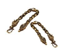 Mikikit 2pièces Bracelet Année Du Dragon Breloque Dragon Du Zodiaque Chinois Bijou Vintage Pour Hommes Femmes Passionnés Par Astrologie Lot