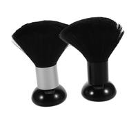 Mikikit 2pièces Brosse De Coiffure Professionnelle Pour Nettoyage Du Cou Brosses Balayeuses Douces Pour Enlever Les Cheveux Morts Kit De Brosses De Coiffeur