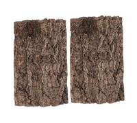 Mikikit 2pièces Décor De Terrarium De Cork Naturelle pour Reptiles Arrière-Plan pour Lézard Et Tortue Accessoires Aquarium Et Enclos Animaux