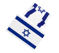 Mikikit 2pièces Drapeau Israélien Décoratif Drapeau National Pour Fêtes Événements Et Défilés Extérieurs