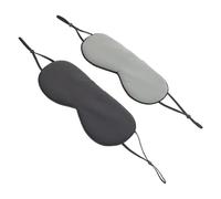 Mikikit 2pièces Masques de Sommeil Pratiques Cache-yeux Masques de Nuit pour Voyages et Maison