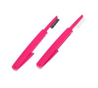 Mikikit 2pièces Peigne à Sourcils Double Embout Brosse à Sourcils Multifonctionnelle Peigne à Cils et Brosse Couleur Aléatoire