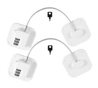 Mikikit 2pièces Verrou Pour Réfrigérateur Sans Perçage Lot De Serrures à Combinaison Multifonctions Pour Porte Tiroir Et Meuble Sécurité Et Protection Confidentialité