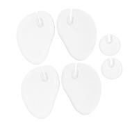 Mikikit 3 Coussinet Gel Antidérapant pour Avant-pied Amortisseur Transparent Auto-adhésif pour Tongs et Chaussures Soulagement des Douleurs Plantaire Lot