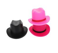 Mikikit 3 pièces Bouchon Bouteille Silicone Réutilisable Stopper Vin Whisky Étanche Capuchon Cowboy Décoratif Antifuite Noir Rose Rouge Joint Flexible