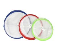 Mikikit 3 pièces Cloche Alimentaire Pliable Housse Respirante Mouche pour Fruits et Légumes Protection Alimentaire Portable et Réutilisable pour Cuisine et Pique