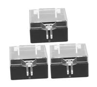 Mikikit 3 pièces Couvercle de Protection Transparent pour Boutons Urgence Étanche et Poussière pour Équipements Électriques Installation Rapide Sécurise Activation Accidentelle