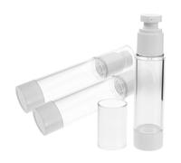 Mikikit 3 pièces Flacons de Voyage Bouteilles de Lotion Vacuum Étanches pour Cosmétiques pour Voyage et Activités de Plein Air