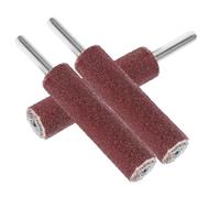Mikikit 3 pièces Kit de Tambours de Ponçage Grains Abrasifs Cylindriques pour Perceuse Accessoires de Ponçage Polyvalents pour Bois et Plastique