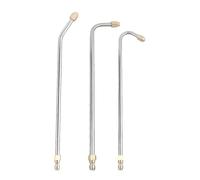 Mikikit 3 Pièces Lance de Remplacement en Acier Inoxydable pour Nettoyeur Haute Pression avec Buse Coudée à 90 Degrés, Baguette Longue pour Nettoyage des Chauffe-Eau et Zones Difficiles