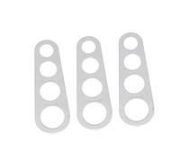 Mikikit 3 pièces Règle à Pâtes Acier Inoxydable Outil de Mesure pour Portions Spaghetti Personnes Ustensile de Cuisine et Compact avec Précis pour Contrôle de Quantité