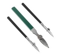 Mikikit 3 Pièces Stylo à Dessin Réglable Plume Fine à Bec Canard des Traits pour Artistes Architectes et Designers Compatible avec Fluides de Masquage et Divers Supports