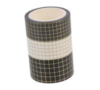 Mikikit 3 rouleaux Ruban Washi Décoratif Rubans Adhésifs DIY pour Scrapbooking et Albums et Faciles à Couper pour Décoration de Journal et Planner