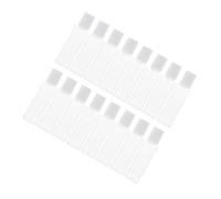 Mikikit 30 pièces Bouteilles de Voyage Remplaçables Flacons Miniatures Multifonctionnels pour Lentilles de Contact Pratiques et Étanches