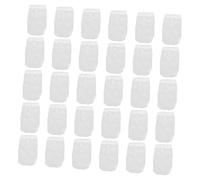 Mikikit 30 pièces Chaussettes Skimmer Piscine Élastiques Lot de Filtre Impuretés Blanc Accessoire Filtration Sol pour Piscine Capture Huile Cheveux Réutilisable et Lavable