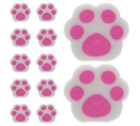 Mikikit 30 pièces Gomme Patte de Chat Blanche pour Garçon Fille Gomme Fine Effaçable Scolaire Décorative pour Garçons et Filles