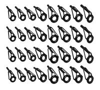 Mikikit 32 Pièces Kit De Réparation De Pointe De La Canne à Pêche Kit De Réparation De Pêche Black