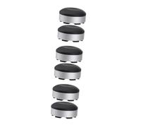 Mikikit 3ensembles Support Portable pour Ordinateur Support Ergonomique avec Dissipation De Chaleur Base Mini Laptop à Au Bureau Noir