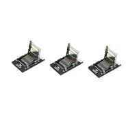 Mikikit 3pièces Adaptateur vers pour Module Extension Molex Slot Doré Compatible avec Cartes Design sans Ouverture Externe pour Éviter Les Dommages