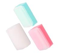 Mikikit 3pièces Brosse de Bain Éponge pour Shampoing Exfoliation Chevelu Nettoyage Corps Souple Usage Quotidien