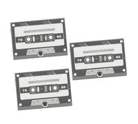 Mikikit 3pièces Carte Anniversaire Enregistrable Avec Cassette Carte De Vœux Musicale Personnalisable Pour Anniversaires Mariages Et Autres Occasions Spéciales