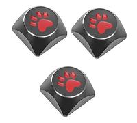 Mikikit 3pièces Clavier Mécanique Capuchon Chat Patte Aluminium Résistant Personnalisez Votre Gaming avec Élégance Et Style