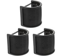 Mikikit 3pièces Filtre Anti- pour Microphone Insonorisée Et Pare-Vent Compatible avec Microphones pour Enregistrement Streaming Et Voix Off Design Maille Métallique Et Cadre