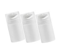 Mikikit 3pièces Flacons à Pompe à Vide Réutilisables Lot pour Voyages Cosmétiques Lotion sans Air Portable Compact