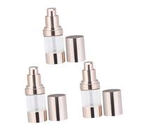 Mikikit 3pièces Flacons de Voyage Flacons Cosmétiques Vides pour Lotions de Voyage Rechargeables pour Voyager avec Cosmétiques