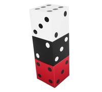 Mikikit 3pièces Jumbo Boîtes à Dés Décorations De Fête Thème pour Et Graduations De Table Festifs