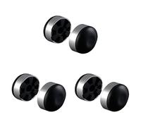 Mikikit 3pièces Support Élévateur Aluminium pour Ordinateur Portable Base Radiateur Noir avec Design Ergonomique pour La Chaleur Et Améliorer Le Confort De Travail