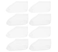 Mikikit 4 Chaussettes Hydratantes Dérapantes Coton et Spandex pour Protection des Lot pour Soins Réparation de Peau Sèche Couvertures Confortables et Respirantes Blanc