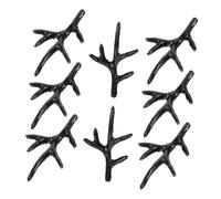 Mikikit 4 Paires Cerf De Bandeaux De Noël Pour Serre-tête Décorations Corne De Cerf Accessoire De Bandeau Pour Bricolage Pour Épingles à Cheveux