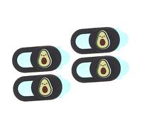 Mikikit 4 Pcs Téléphone Téléphone Portable Intimité Portable Protecteur Décoratif Pratique Ordinateur Portable Adorable Sécurité Webcam Couverture Créative Avocat Bloqueur Caméra
