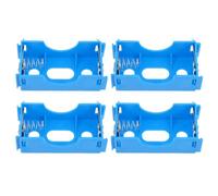 Mikikit 4 pièces Boîte à Piles Plastique Terminale pour Expériences Électricité Physique Support Batterie pour Enseignement Collège Montage Série et Parallèle Couleurs Couleur