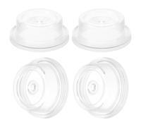 Mikikit 4 Pièces Bol Allaitement Silicone Partie Transparente Accessoires Silicone Outils Pour Fournitures Allaitement Aspirateur Équipement Pour Nouvelles Mamans