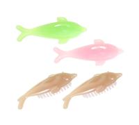 Mikikit 4 pièces Brosse à Ongles Forme de Outils de Manucure Multifonction Nettoyage de Surface des Ongles Aléatoires Couleur Aléatoire Couleur Aléatoire